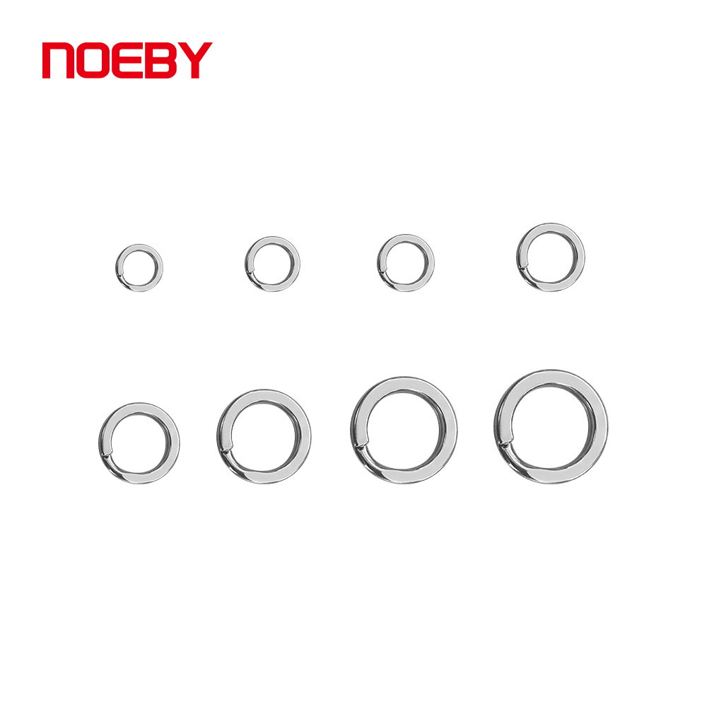 Fishing Equipment Hook - Noeby Stainless Steel Split Rings Heavy