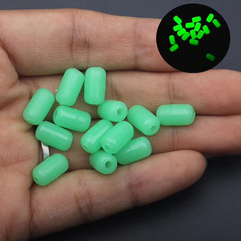 Soft Plastic Lure - 100Pcs/Bag Luminous Fishing Soft Floats Beads