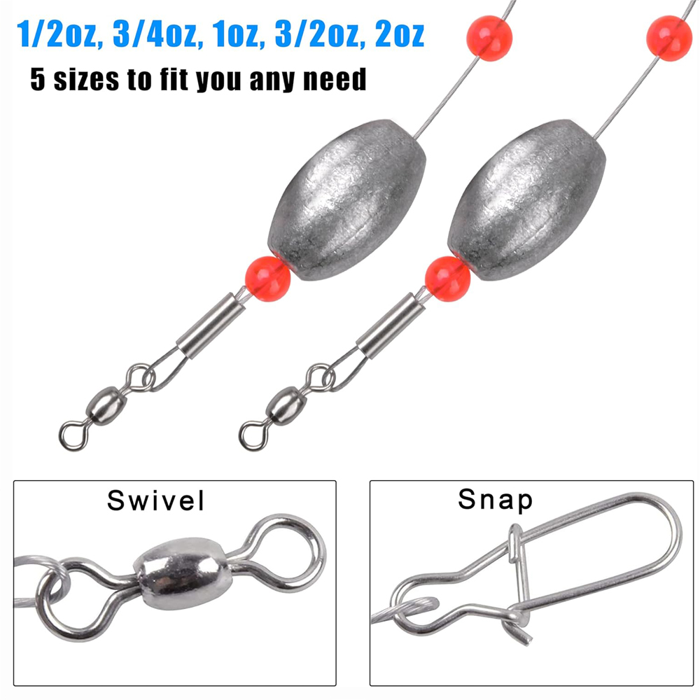 2Pcs Fishing Egg Sinker Weight - Fishing Equipment Shop review and price