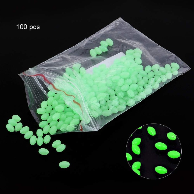 100pcs/lot Oval Night Luminous - Fishing Equipment Hook review and price