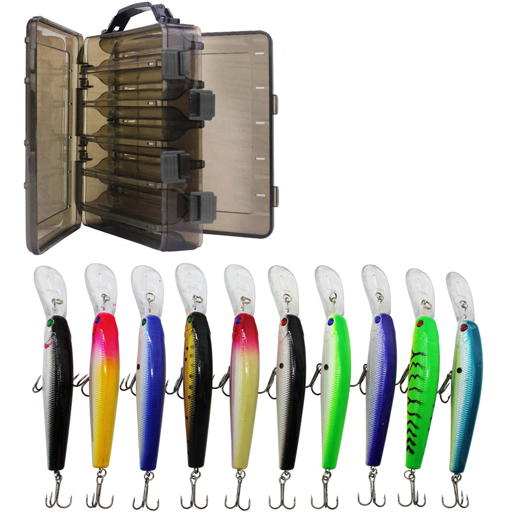 10PCS Minnow Fishing Lure 13.6 - Fishing Equipment Shop review and price