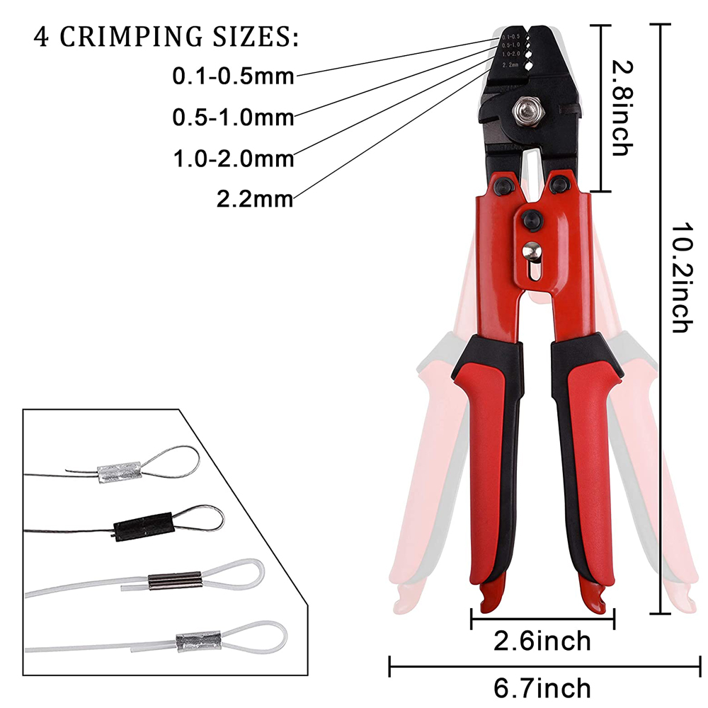 300pcs Crimp Fishing Sleeves S - Fishing Equipment Shop review and price
