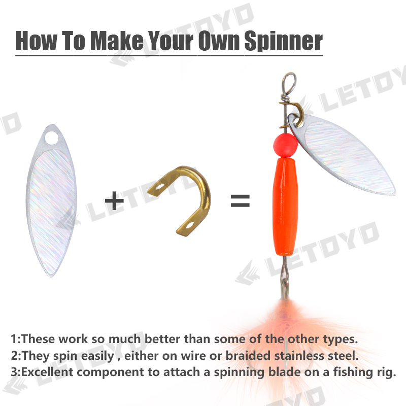 LETOYO 100pcs Folded Clevises  - Fishing Equipment Hook review and price