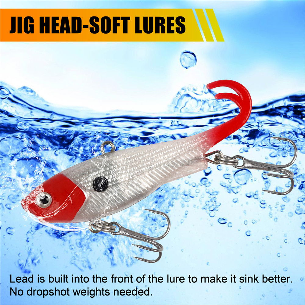 5Pcs Soft Bass Fishing Lures 6 - Fishing Equipment Shop review and price