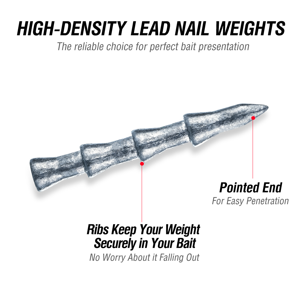 30Pcs Tungsten Nail Weights Hi - Soft Plastic Lure review and price