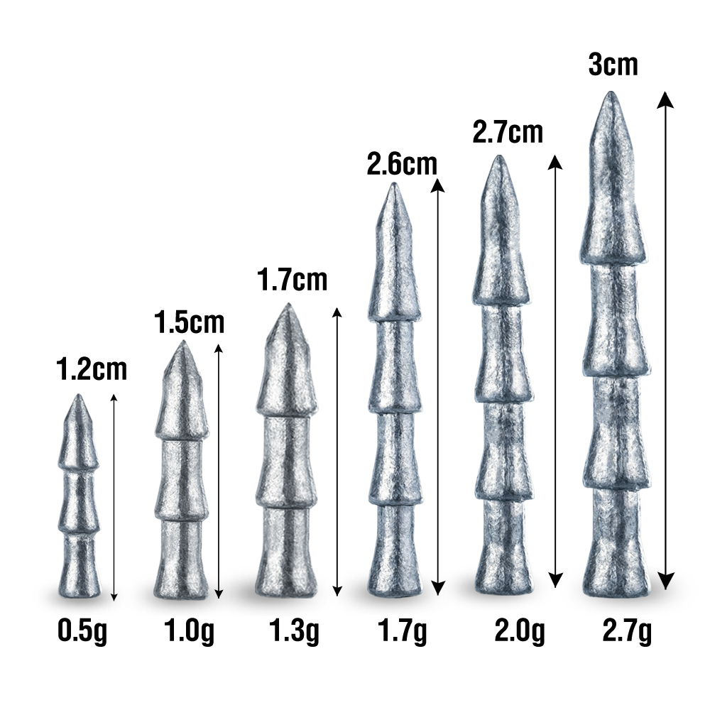 30Pcs Tungsten Nail Weights Hi - Soft Plastic Lure review and price