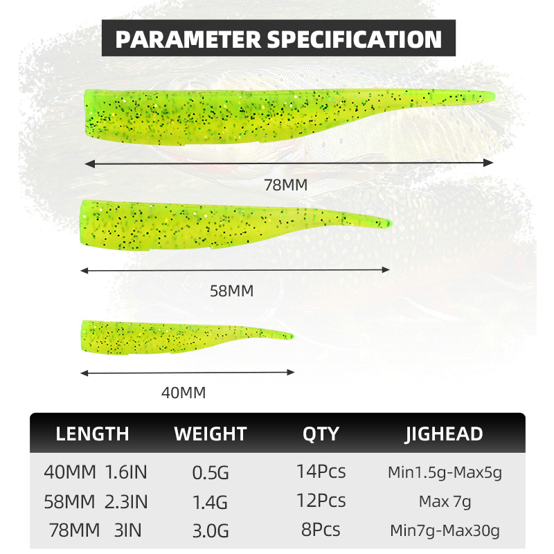 BLUX New Dart Worm Soft Bait 5 - Soft Plastic Lure review and price