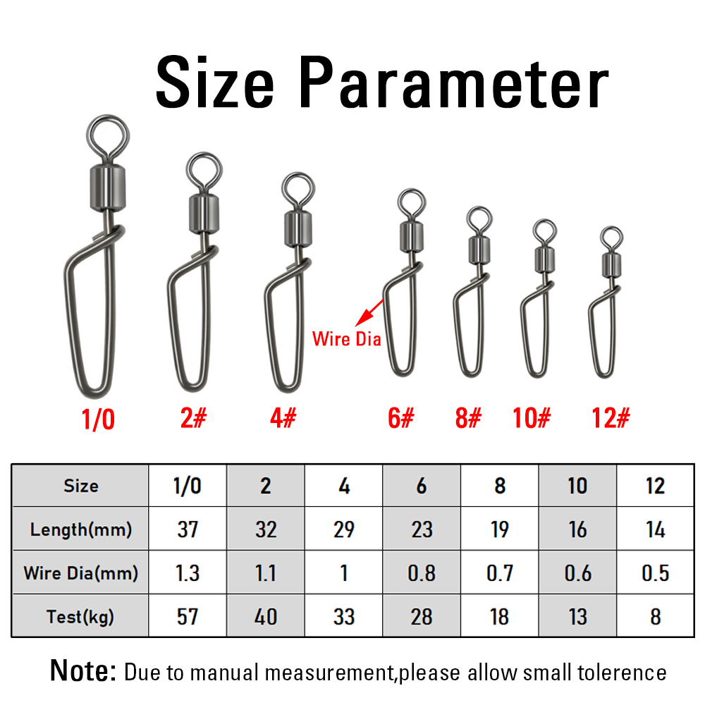 20PCS #12 -1/0 Rolling Swivel  - Fishing Equipment Hook review and price