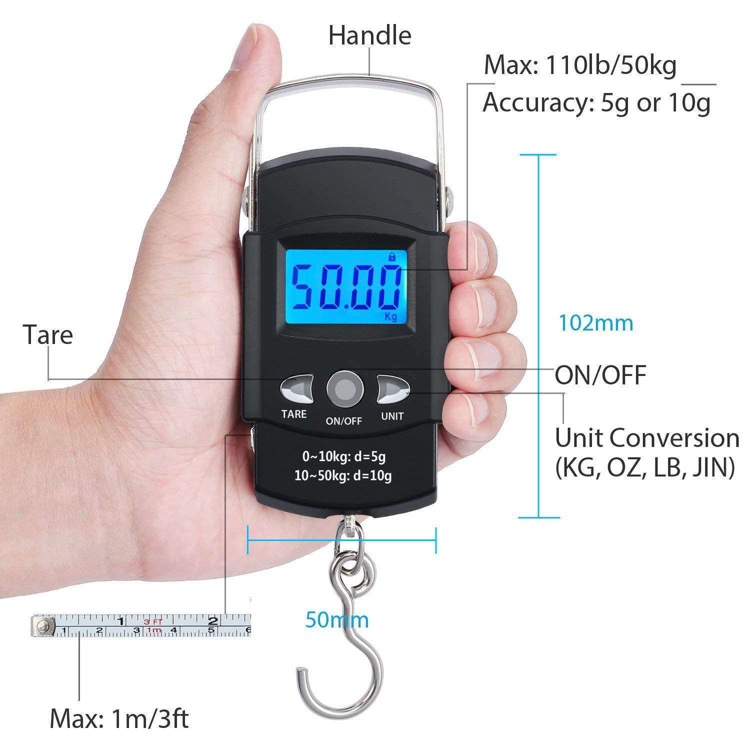 FLYSAND 110lb/50kg Electronic  - Fishing Equipment Basics review and price