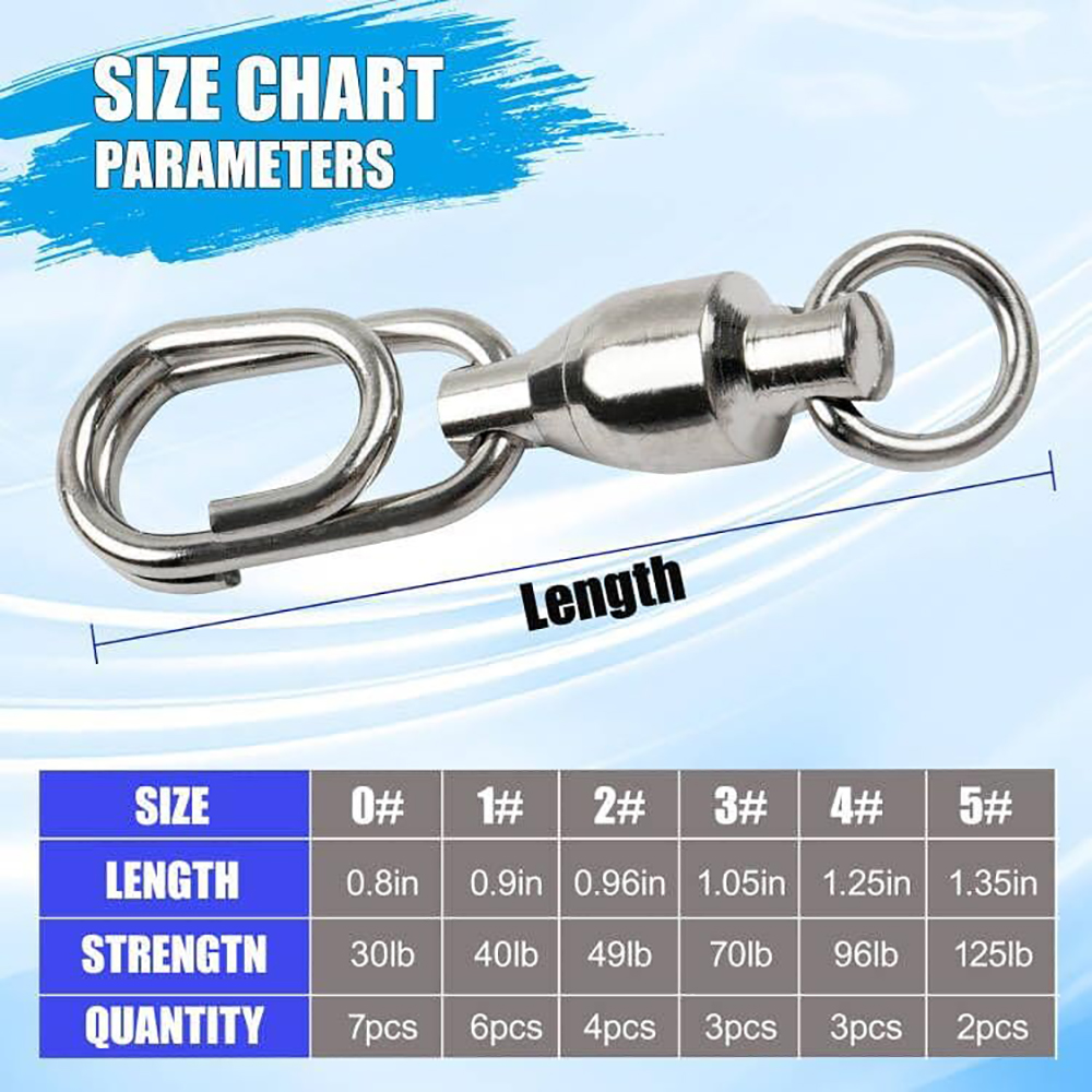 25pcs Ball Bearing Fishing Swi - Fishing Equipment Shop review and price