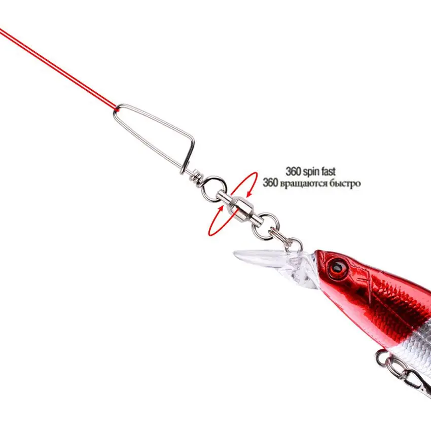 50pcs Fishing Ball Bearing Swi - Fishing Equipment Hook review and price
