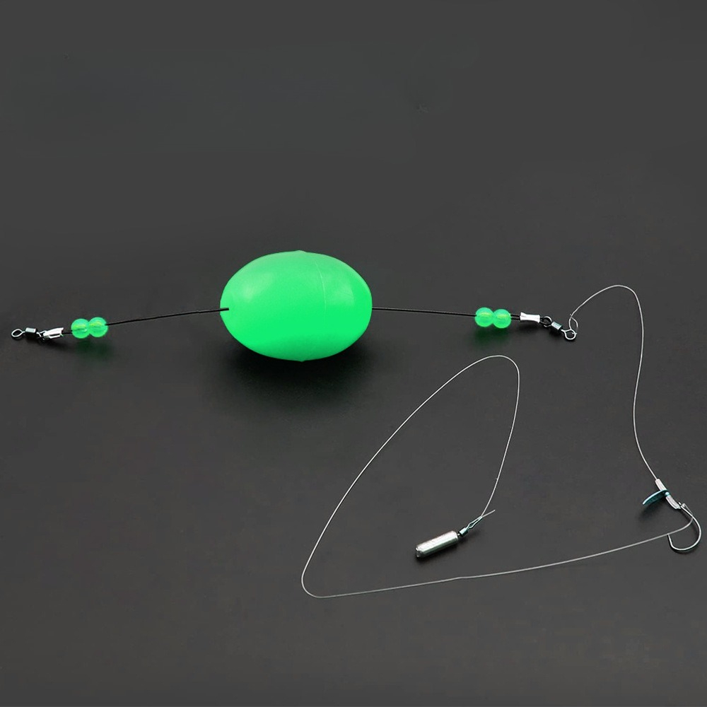 Glow Fishing Beads Oval Lumino - Fishing Equipment Hook review and price