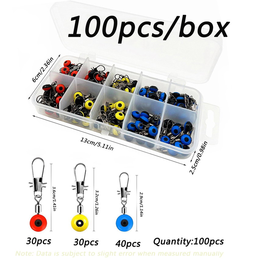 20pcs Fishing Line Hook Swivel - Fishing Equipment Hook review and price
